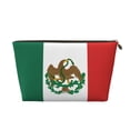 thumbnail image 1 of Mexican Flag Small Purse Organizer Zipper Cosmetic Handbag Tote Pouch For Women, 1 of 7
