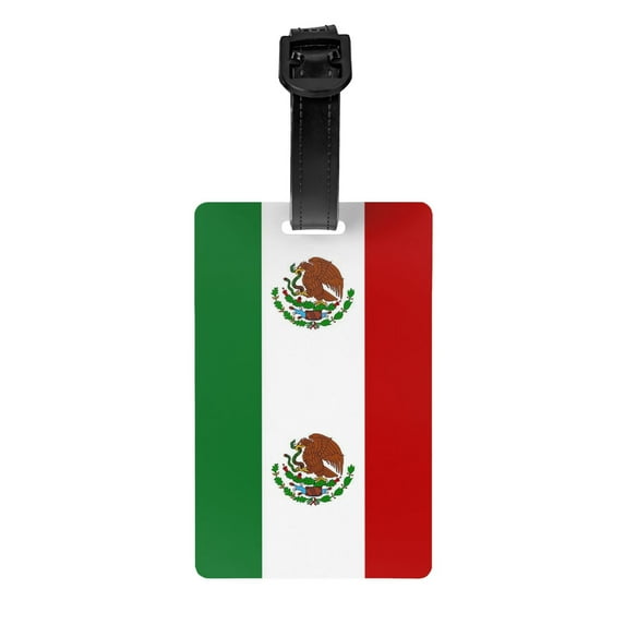Mexican-Flag Suitcase Travel Bag Labelsluggage Tag For Baggage Pvc Baggage Id Label Tag