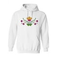 thumbnail image 1 of Mexican Floral Pattern Hoodie Women -Image by Shutterstock, Female x-Large, 1 of 4