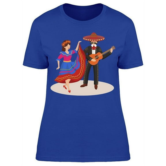 Mexican Folk Dance Festival T-Shirt Women -Image by Shutterstock, Female Small