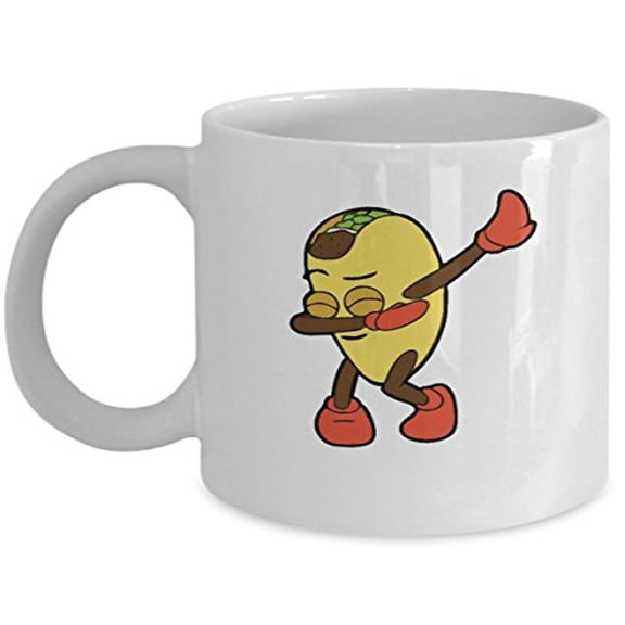 Funny Dabbing 11 oz Coffee Mug - Mexican Theme White Ceramic Gift