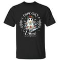 thumbnail image 1 of Mexican Ghost Graphic Tee Espooky T Shirt Tops Comfortable Short Sleeve Round Neck Black S-5XL, 1 of 5
