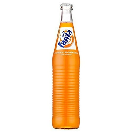 Mexican Glass Bottled Soda 12 Ounce Bundled By (Fanta Orange, 24 Pack)