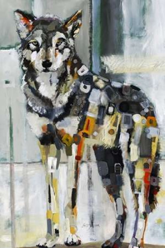 Mexican Gray Wolf Canvas Art - Britt Freda (12 x 18)