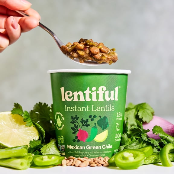 Mexican Green Chile Instant Lentils 8-Pack