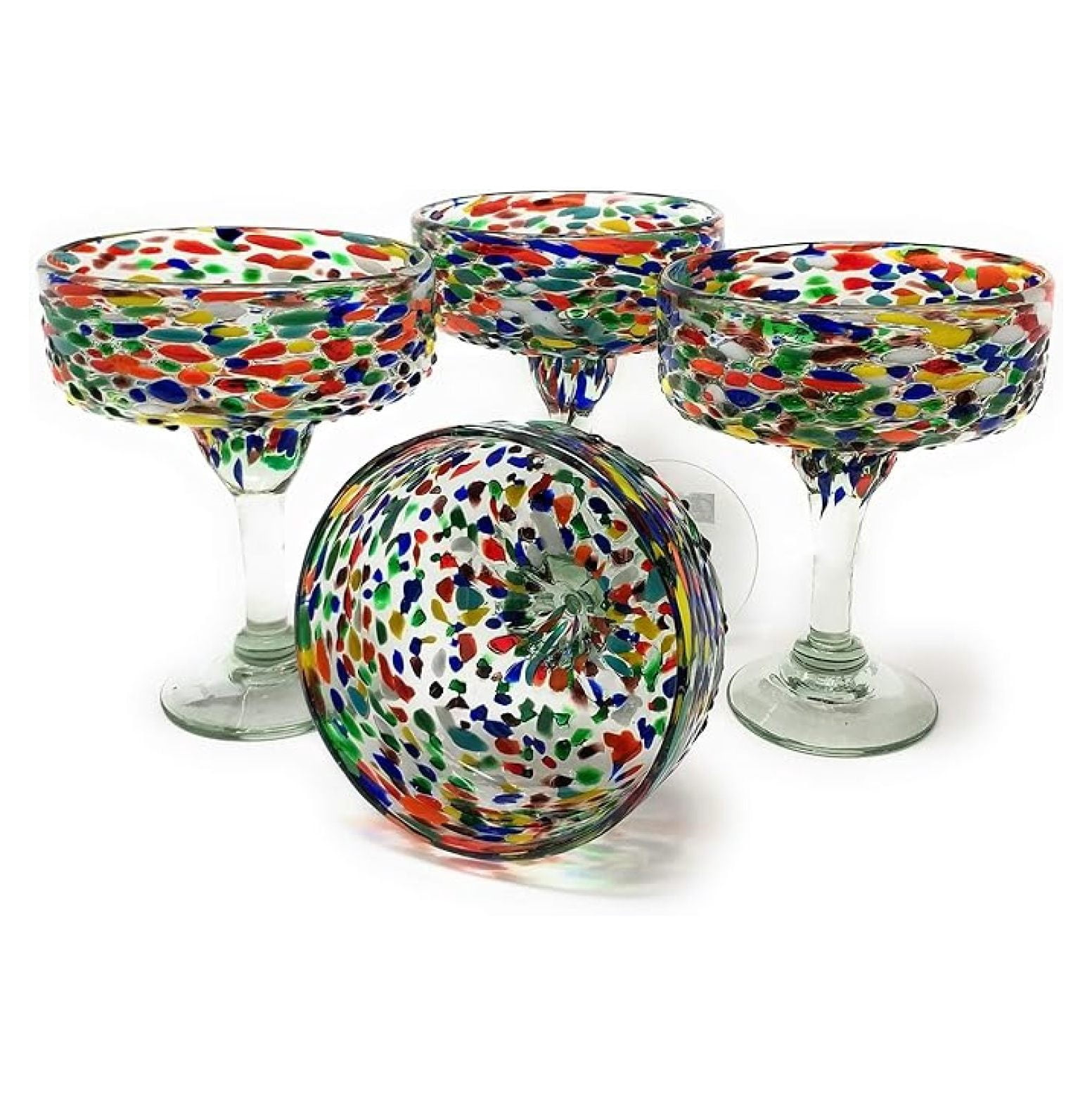Hand Blown Margarita Glassesnull