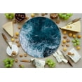 thumbnail image 1 of Mexican Handmade Wooden Cheese Board with Resin Finish – Ideal for Charcuterie, Serving Tray, and Entertaining. Model: Oceanic., 1 of 9