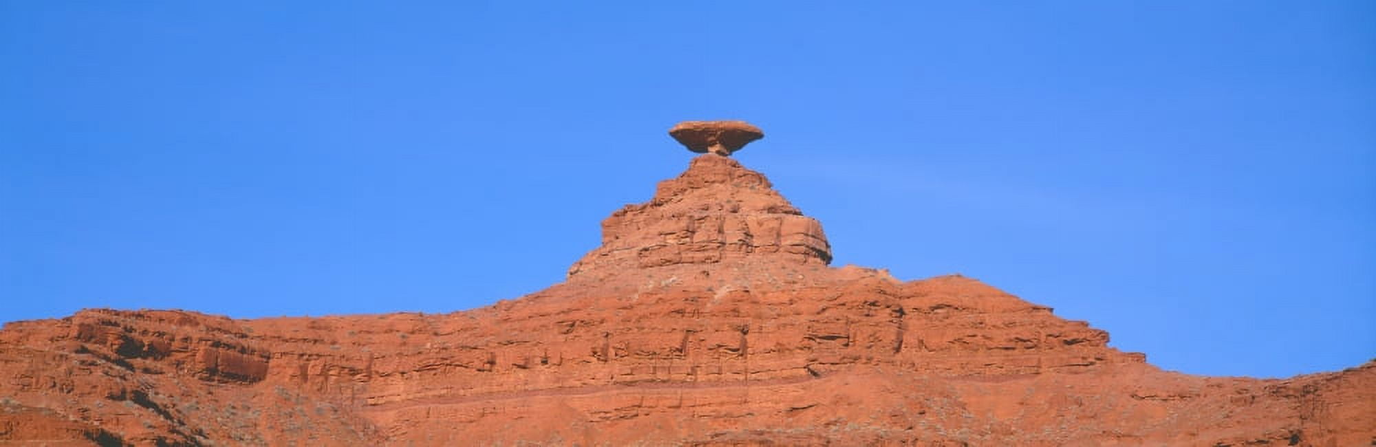 Mexican Hat rock formation southern Utah Canvas Art - Panoramic Images (27 x 9)