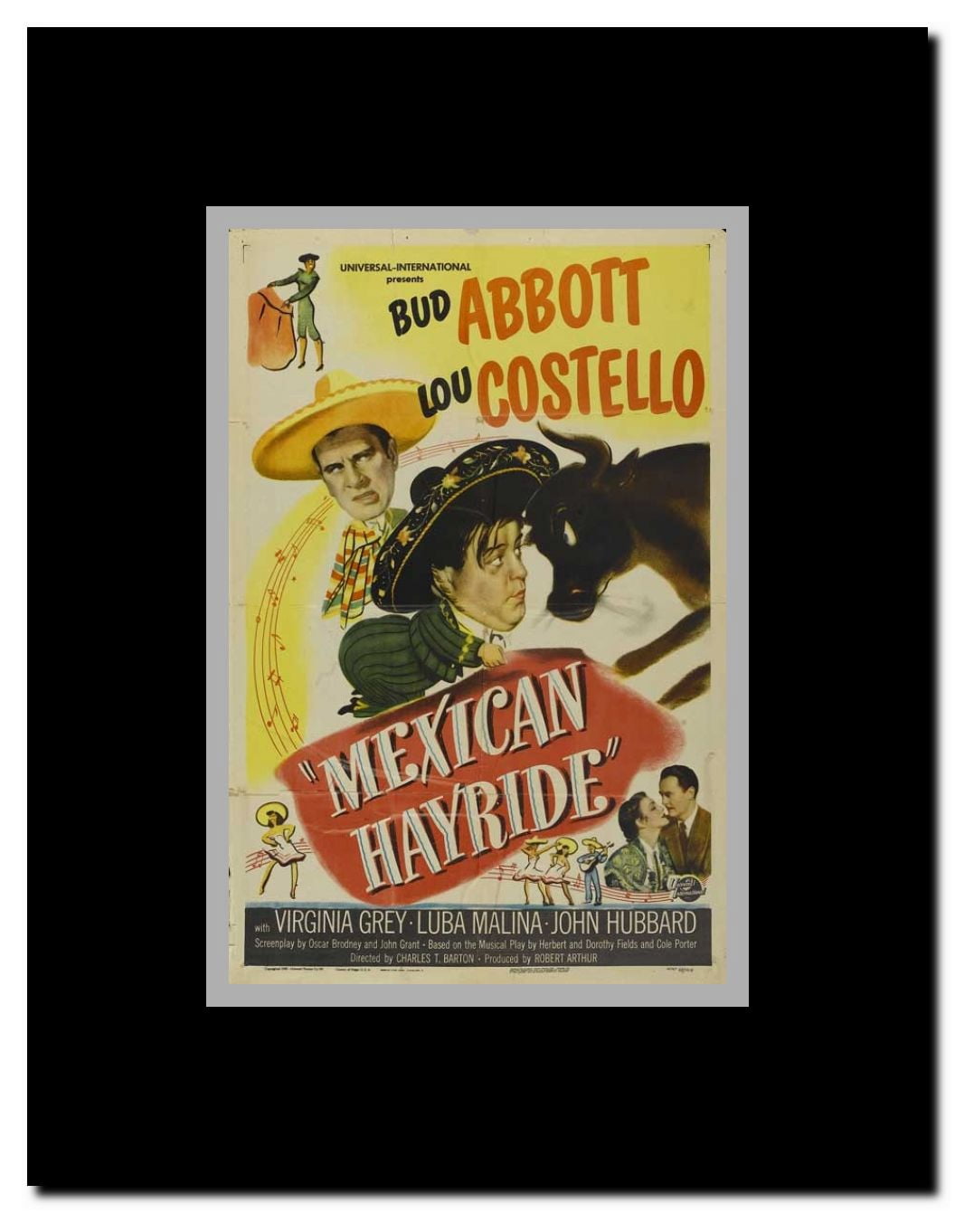 Mexican Hayride Framed Movie Poster