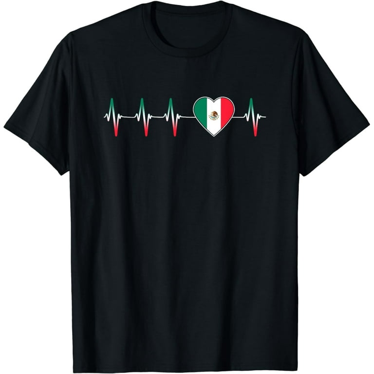 Mexico Heart Flag T-Shirt Mexico Heart Flag T-Shirt