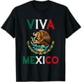 thumbnail image 1 of Mexican Independence Day Mexico Eagle Mexico Viva Mexico T-Shirt100% cotton short-sleeved shirt for both men and women, 1 of 6