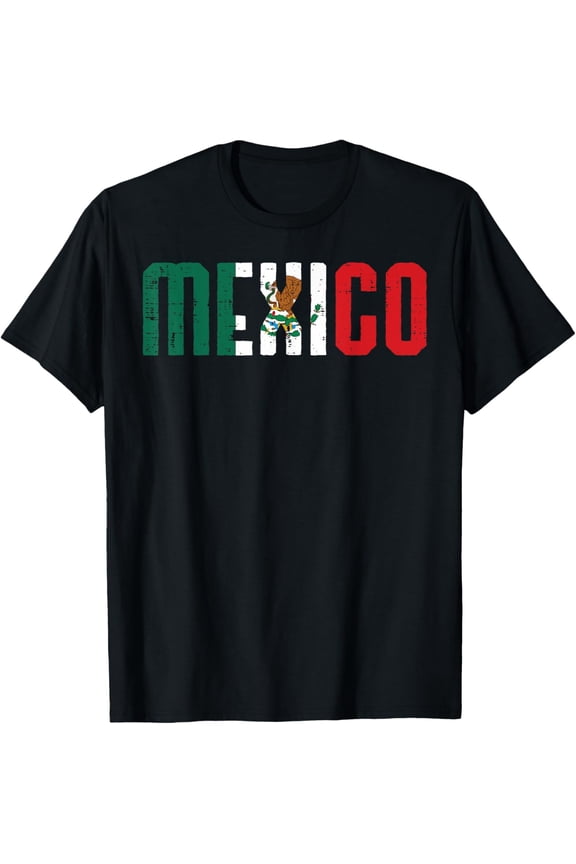Mexican Independence Day Mexico Pride Vintage Men Women Kids T-Shirt Tee