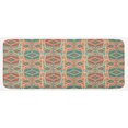 thumbnail image 1 of Mexican Kitchen Mat, Vintage Pastel Toned Geometric Composition American Motifs, Plush Decorative Kitchen Mat with Non Slip Backing, 47" X 19", Sea Green Dark Coral, by Ambesonne, 1 of 1