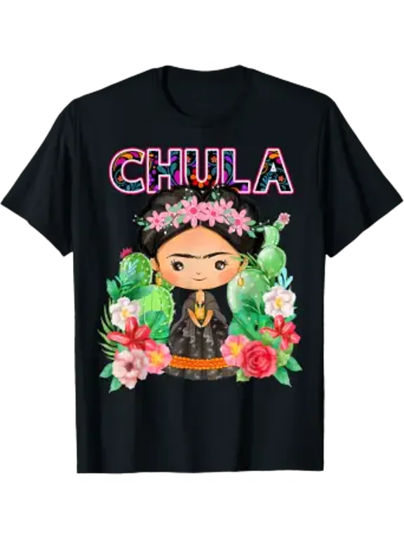 Mexican Lele Doll Honor Native Mexican Women Handmade Doll T-Shirt