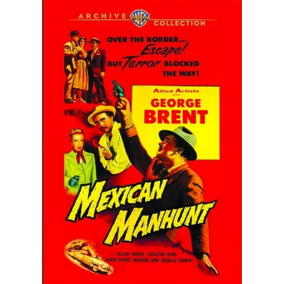 Mexican Manhunt (DVD), Warner Archives, Mystery & Suspense