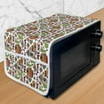 thumbnail image 1 of Mexican Microwave Oven Cover, Viva Mexico Native Elements Poncho Tequila Salsa and Hot Peppers Image, Water Resistant Organizer with Pockets for Kitchen, 36" x 12", Multicolor, by Ambesonne, 1 of 4