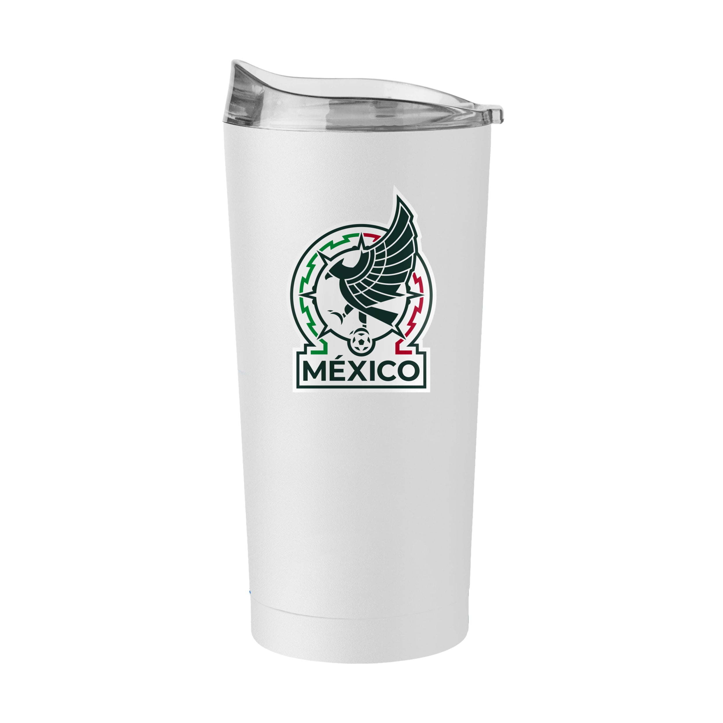 Mexico National Team Soccer 20oz White Flipside Powder Coat Tumbler