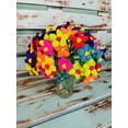 thumbnail image 1 of Mexican Paper Flowers Teresita Bouquet Bunch 60 Flowers Fiesta Decoration, 1 of 7