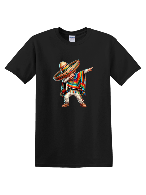 Mexican Party Cinco De Mayo Dabbing Dance T-Shirt
