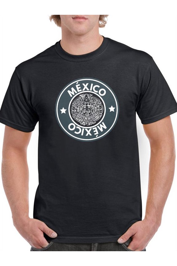 Mexican Peso Logo T-Shirt Men -Smartprints Designs, Male Large
