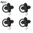 thumbnail image 1 of Mexican Pine Furniture Metal Handles Vintage Drawer Knobs Pulls 2Pc Black, 1 of 9