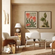 Mexican Posters Cactus Prints Mexican Decor Latin American Artesania, Set 2, Poster Only