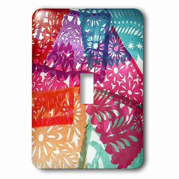 3dRose, Mexican Punched Paper Art, single toggle switch