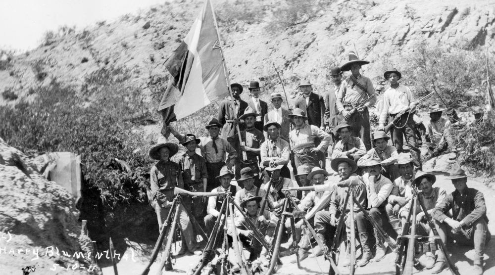 Mexican Revolution, 1911. /Nthe American Legion Of Honor Company Photographed With Weapons In Mexico During The Mexican Revolution, May 1911. Poster Print by  (18 x 24) - image 1 of 1