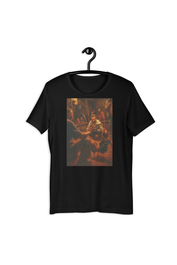 Mexican Rooster Fight T-Shirt Palenque Gallos Rural Culture Graphic Tee