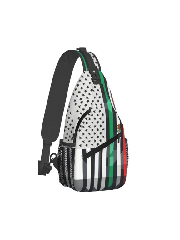 Mexican Roots Sling Crossbody Bag Cross Body Backpack Travel Hiking Daypack