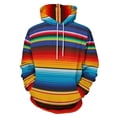 thumbnail image 1 of Mexican Serape Oversized Hoodies for Women Pullover Womens Clothes with Pocket Mens Ultimate Pullover Hoodie Sweatshirt S-6XL, 1 of 8