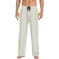 thumbnail image 1 of Mexican Serape Stripes Ghost Pajama Pants, Men's Lounge Pants Light with Drawstring and Pockets, Christmas New Year Birthday Father's Day Gifts, XX-Large, 1 of 7