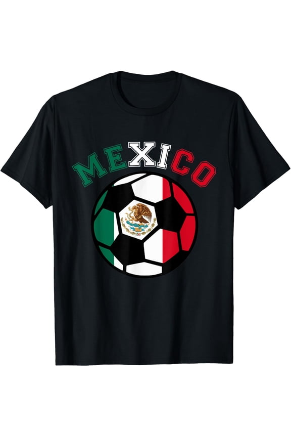 Mexican Soccer Futbol Football Mexico Flag Jersey T-Shirt T-Shirt100% pure cotton