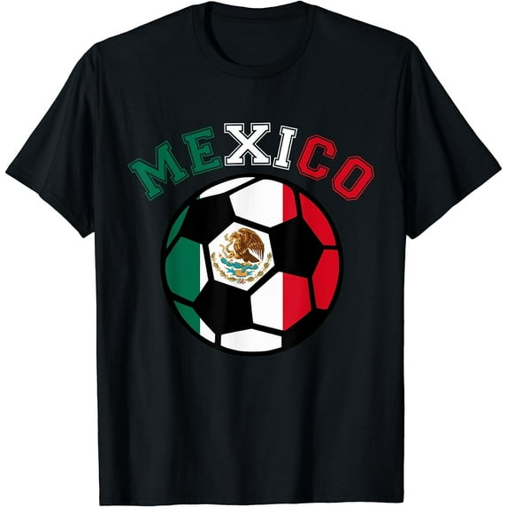 Mexican Soccer Futbol Football Mexico Flag Jersey T-Shirt T-Shirt