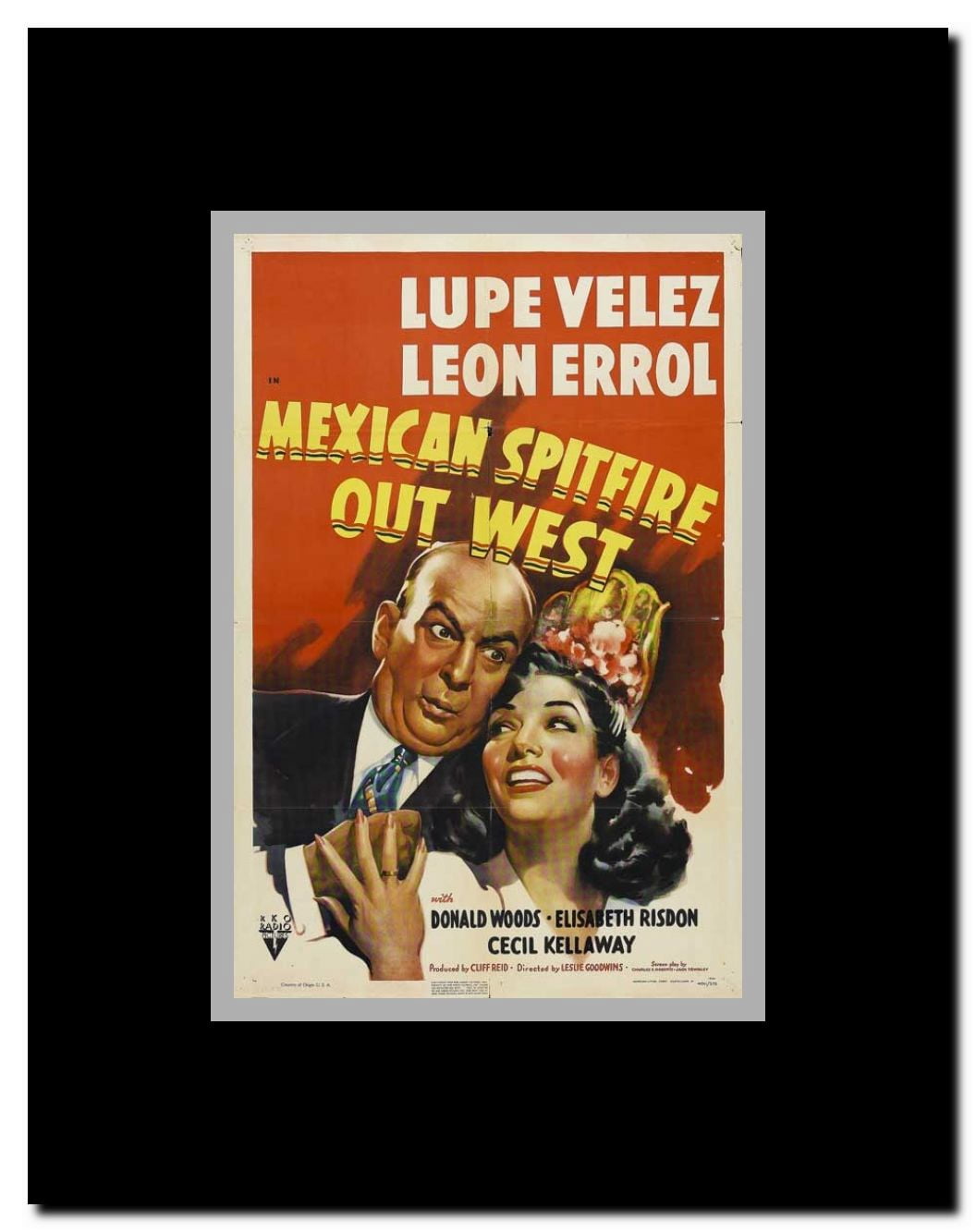 Mexican Spitfire Out West Framed Movie Poster