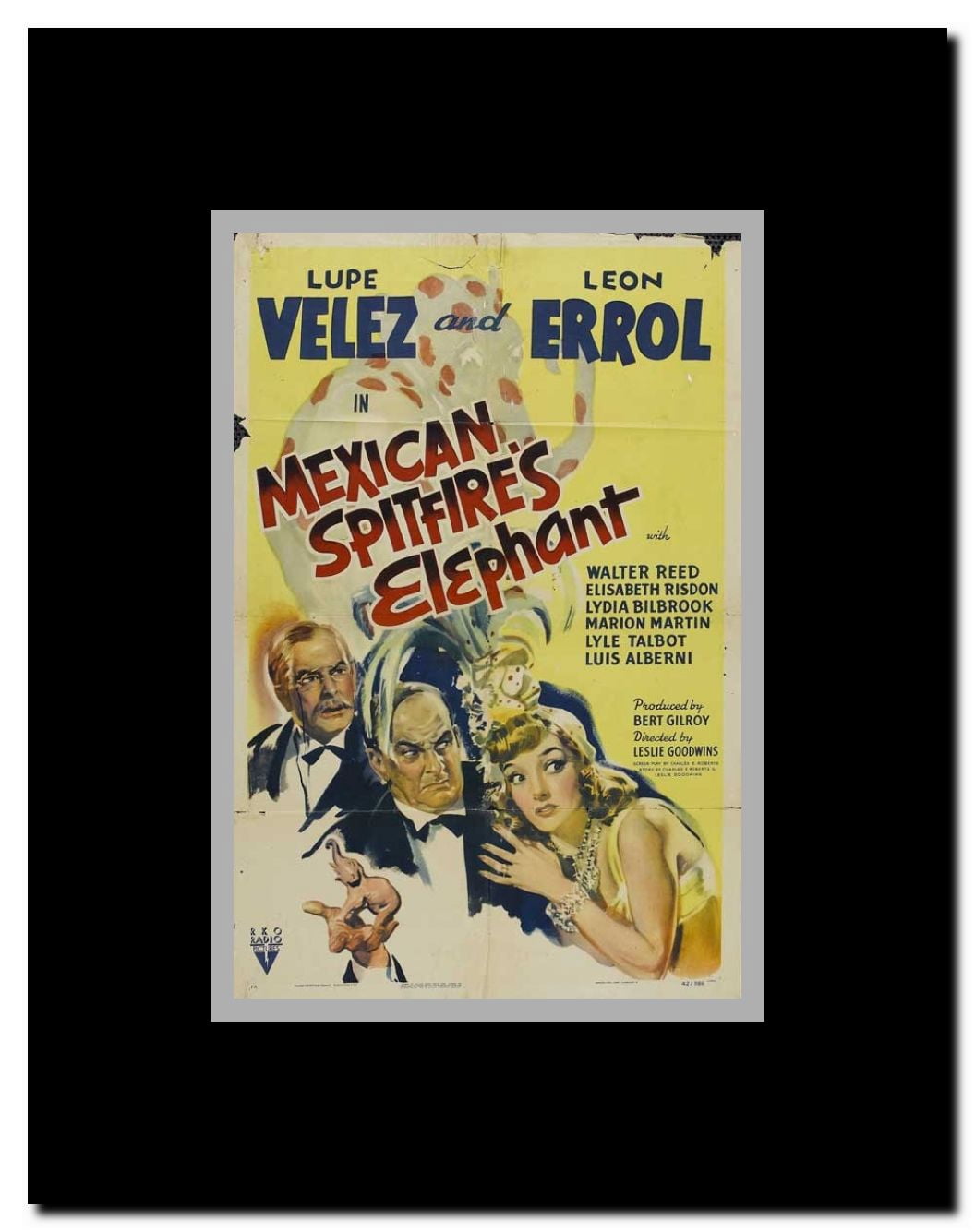 Mexican Spitfire's Elephant Framed Movie Poster