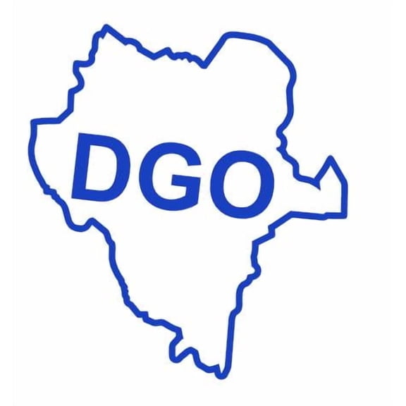 Mexican State Map Outline Durango Vinyl Decal Sticker UV & Waterproof Bumper Window Laptop Automotive Water Bottle Gift accessories BLUE 5.5"