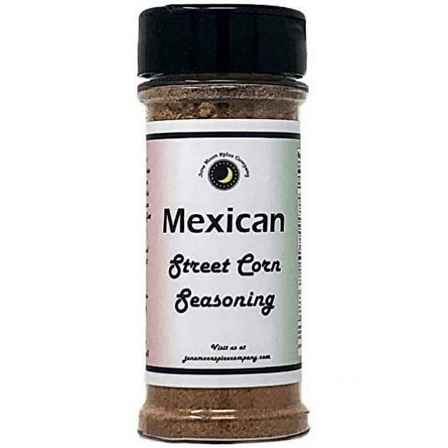 Mexican Street Corn Seasoning PREMIUM 5.5 fl. oz. Crafted in Small Batches by June Moon