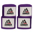 thumbnail image 1 of Mexican Style 200 Inch Elastic Handwraps - Breathable, Durable, Machine Washable for MMA, Boxing, Kickboxing, Muay Thai, Purple, Sold as a Pair, 1 of 7