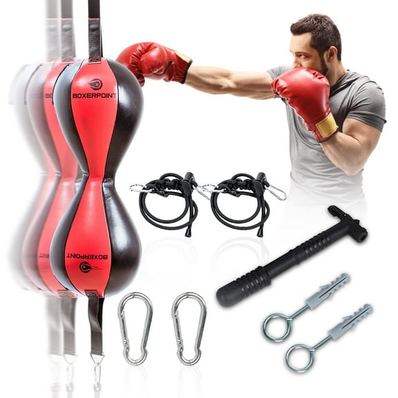 Mexican Style Double Double End Bag Boxing Kit