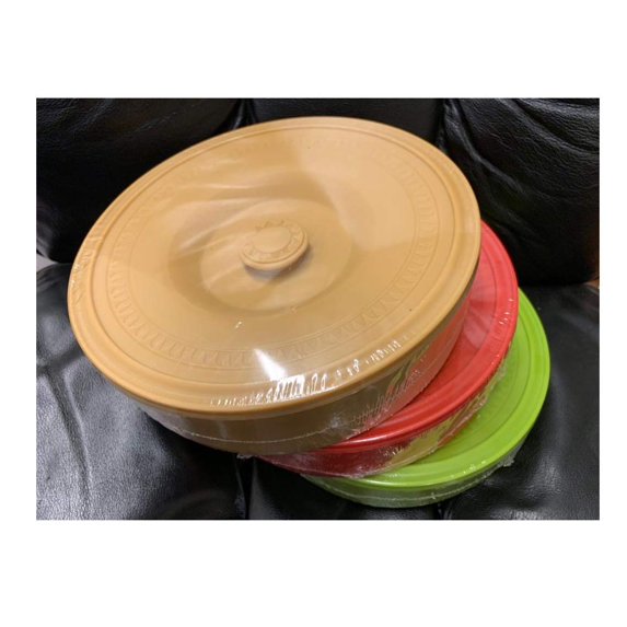 Mexican Style Tortilla Basket Warmer Keeper 8.5-inch Assorted Colors Terracota Flat Bread Pita Naan