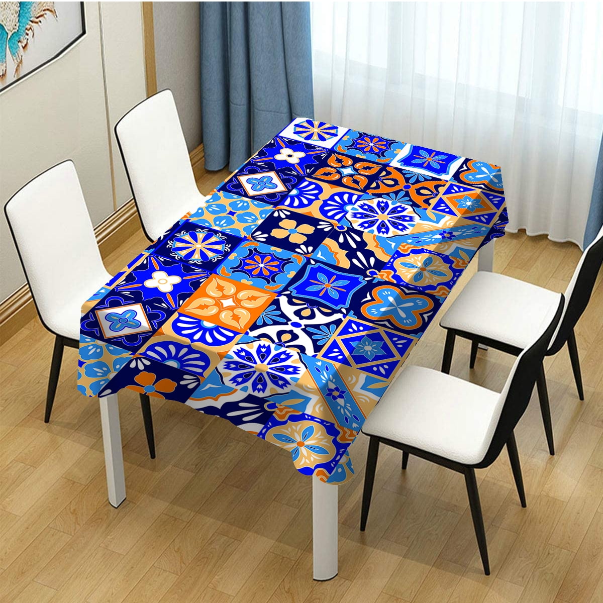 Mexican Stylized Talavera Tiles Seamless Pattern Home r Dining Room ...