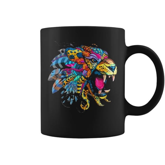 Mexican Tiger Alebrije Coffee Mugs
