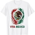 thumbnail image 1 of Mexican Viva Mexico Flag women men Kids T-Shirt, 1 of 3