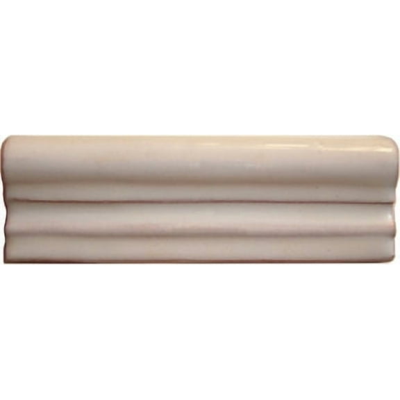 Mexican White Chair Rail Molding 4, Set of 5 pcs