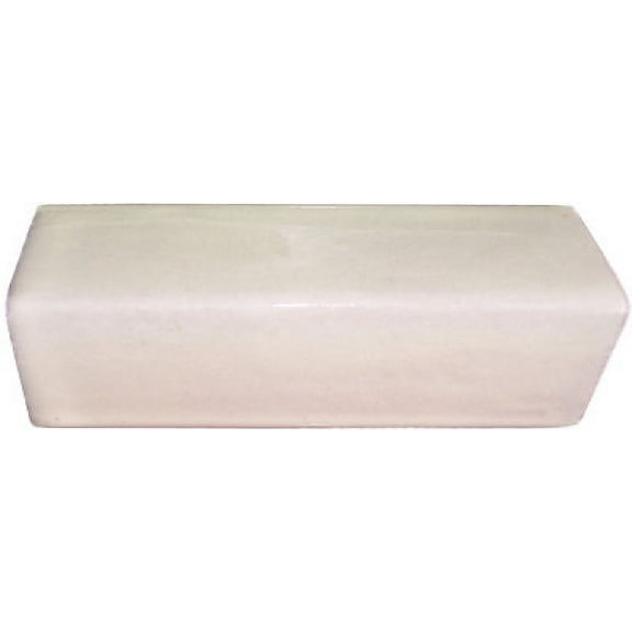 Mexican White Talavera Clay V-Cap 6, Set of 5 pcs