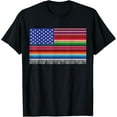 thumbnail image 1 of Mexican american USA Flag Serape Cinco De Mayo For Women Men T-Shirt, 1 of 5