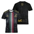 thumbnail image 1 of Mexico 2026 Soccer Cup Crew Neck Jersey for Men, Short Sleeve Football Kit Shirt with Tribal Geometric & "MÉXICO" Print, Breathable Athletic Uniform Top, Lightweight Fan Gear, 1 PC Red L, 1 of 4