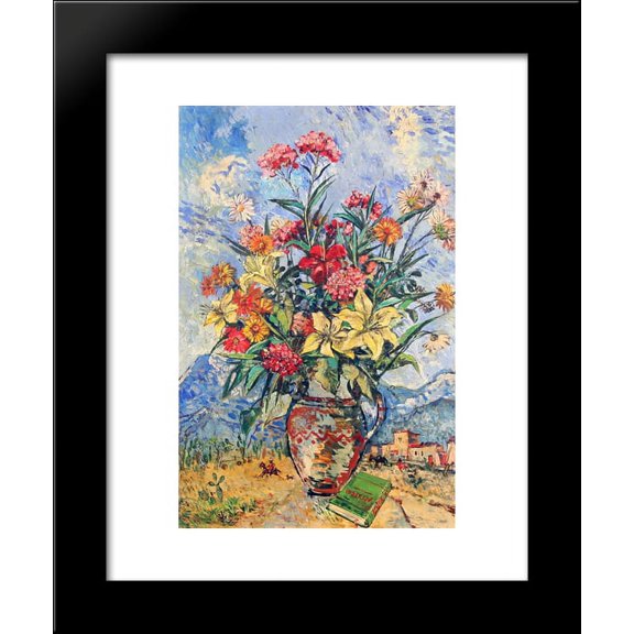 Mexico 20x24 Framed Art Print by David Burliuk