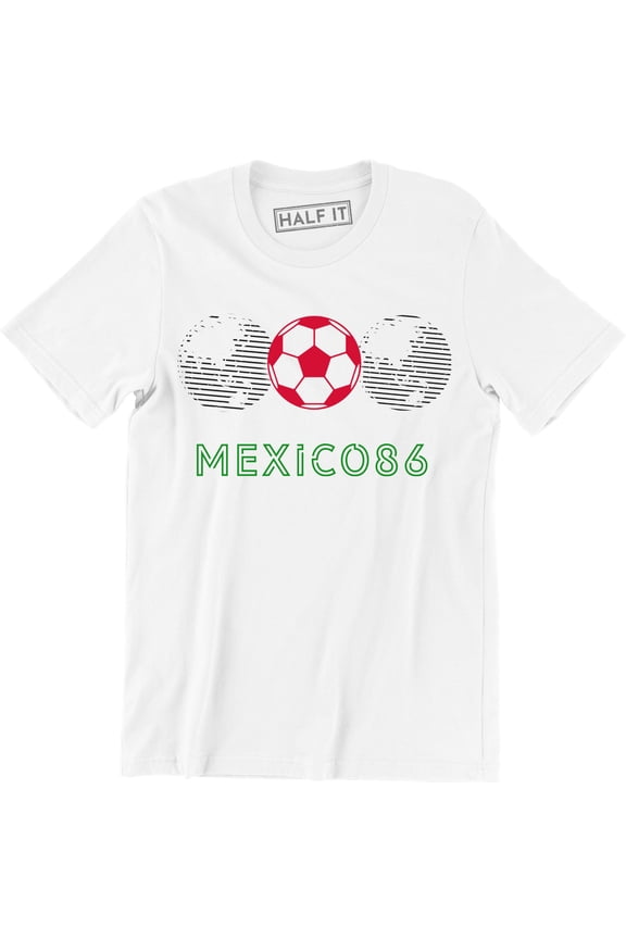 Mexico 86 Logo 80s Football Retro World Cup Maradona Cool Gift 125 T-Shirt